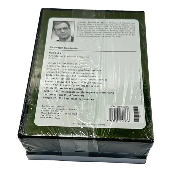 Great Courses Era of the Crusaders Parts 1 2 3 Book & DVDS Medieval History  New - Picture 2 of 8